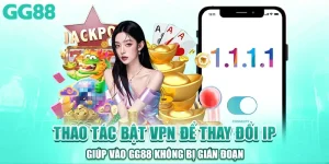 Bật vpn để thay đổi ip